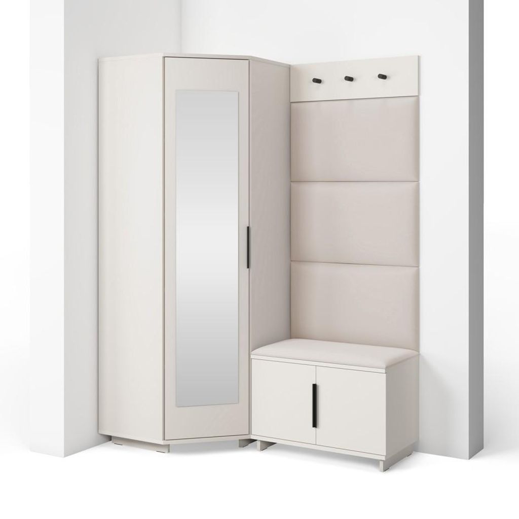 Garderoben-Set Napoli Version 17: Eckschrank mit Produktbild 