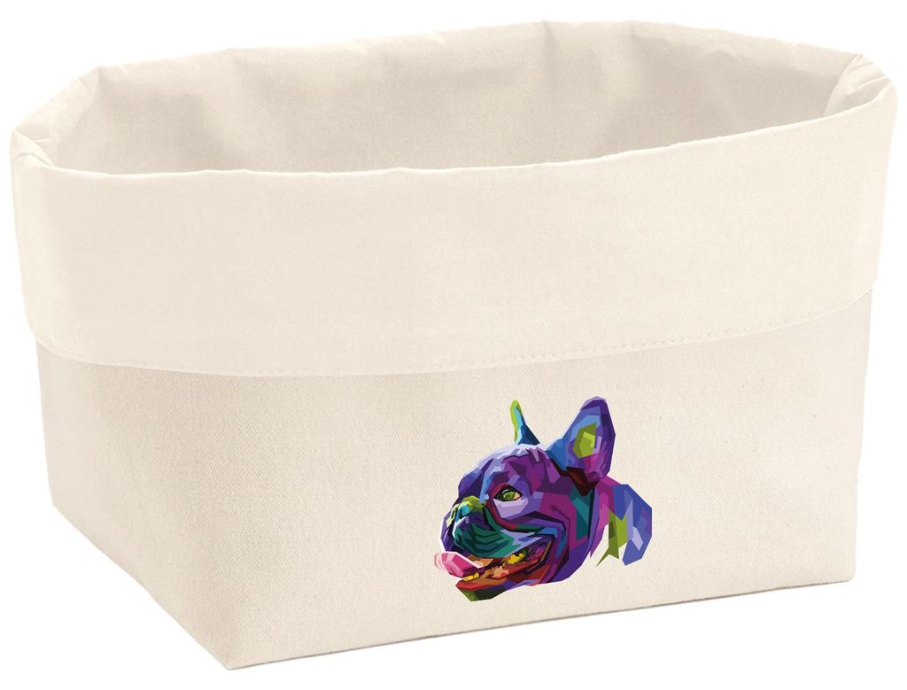 Huuraa Organizer Mops Colorful 8 Liter Large Canvas Baumwolle Utensilo Geschenkidee