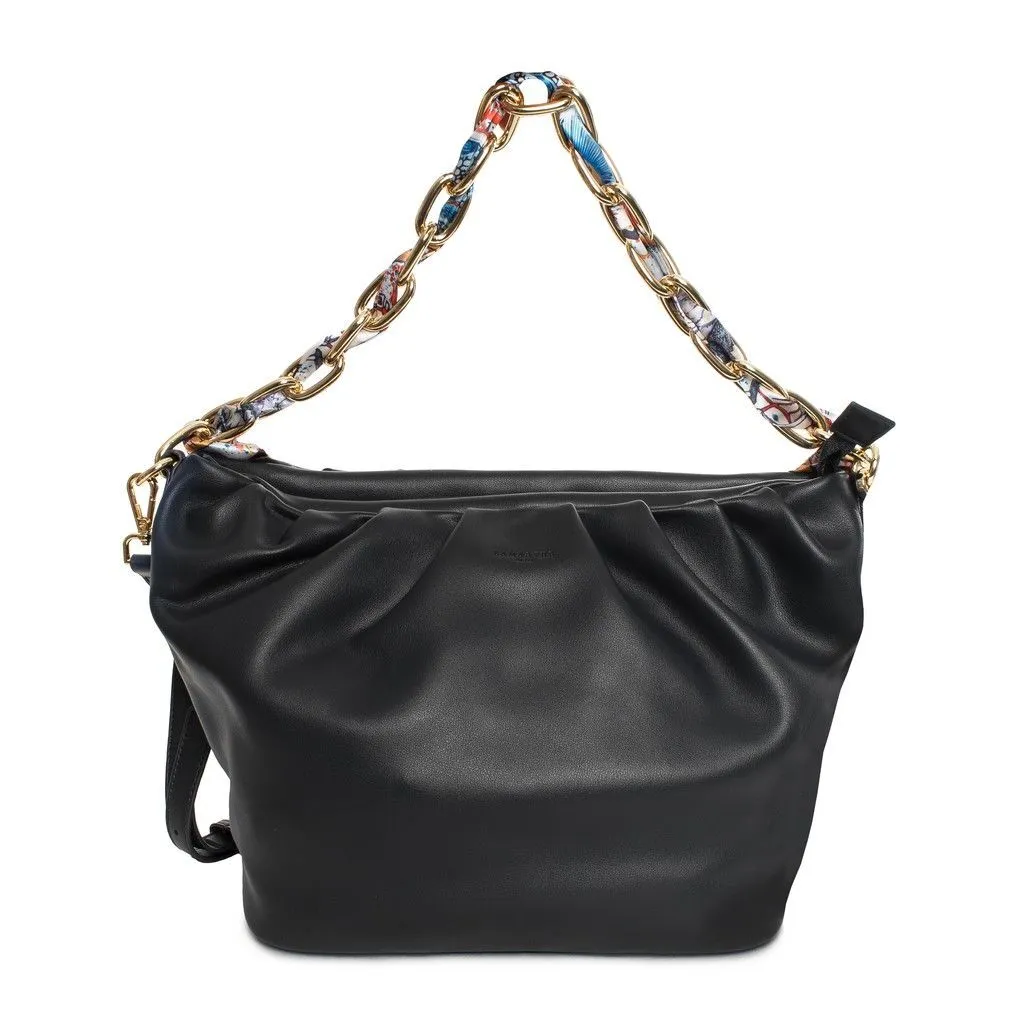 Borsa Lamarthe AE101 Pelle Nera | Autentico Design Francese Donna