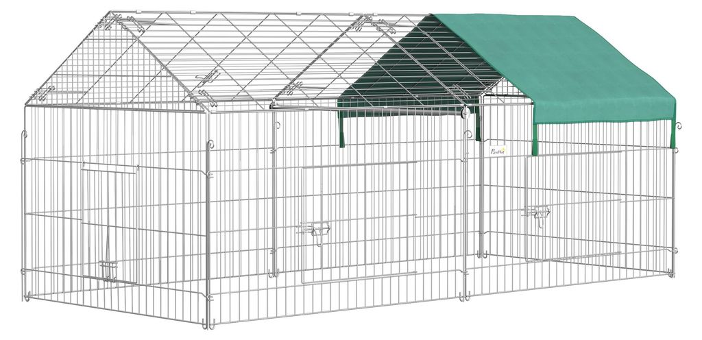 PawHut, omheining voor kleine dieren, hok voor knaagdieren, Productafbeelding 