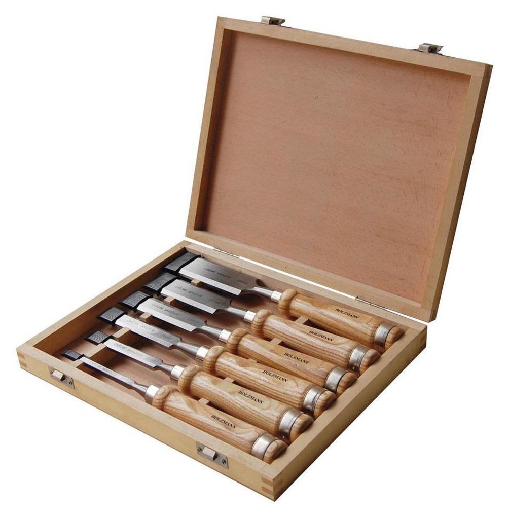 Holzmann Stemmeisen-Set, 6-teilig, 6-38 mm SES6TLG Produktbild 