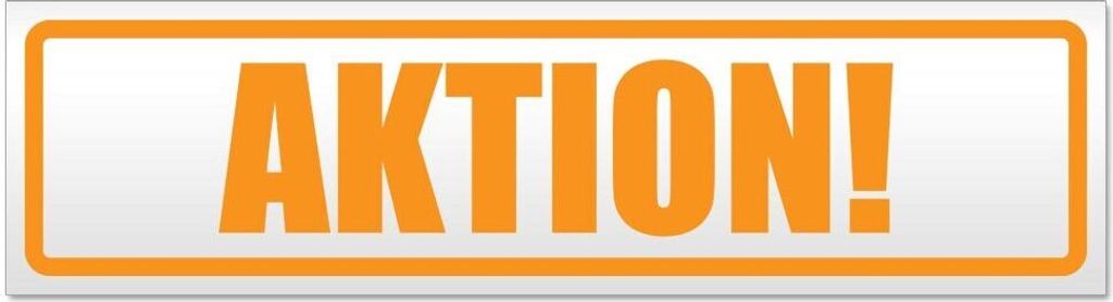 Kiwistar Aktion! Magnetschild Schild magnetisch - 30cm Orange - Magnetfolie für Auto PKW Kfz