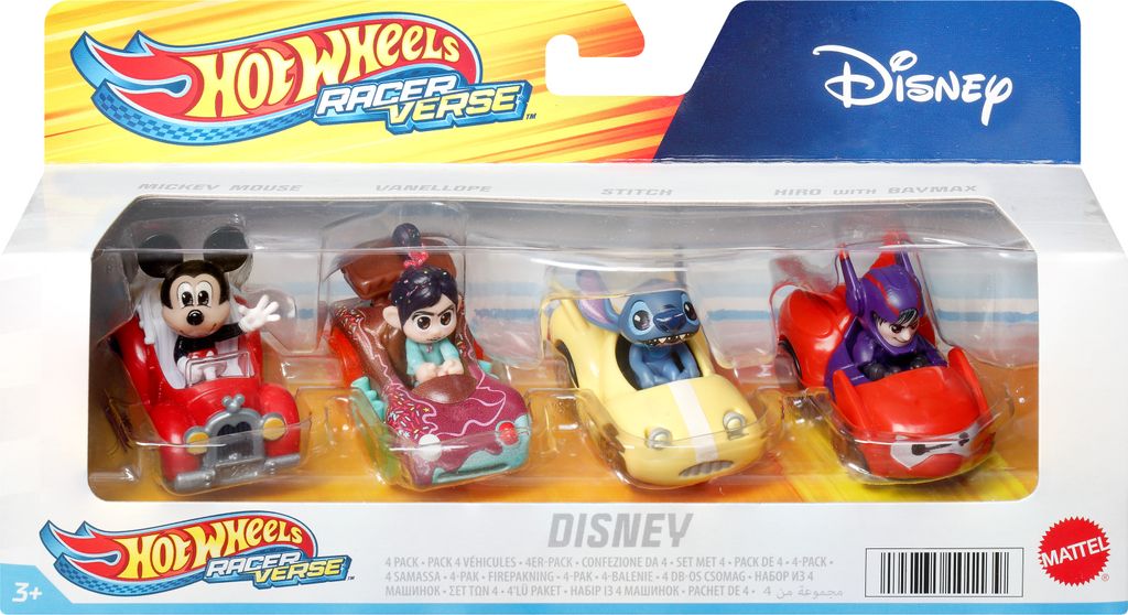 Hot Wheels Racerverse Die-Cast 4er Pack