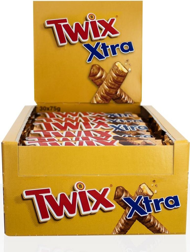 Tyčinka Twix Xtra 30 x 75 g - Extra veľká čokoládová Obrázok produktu 