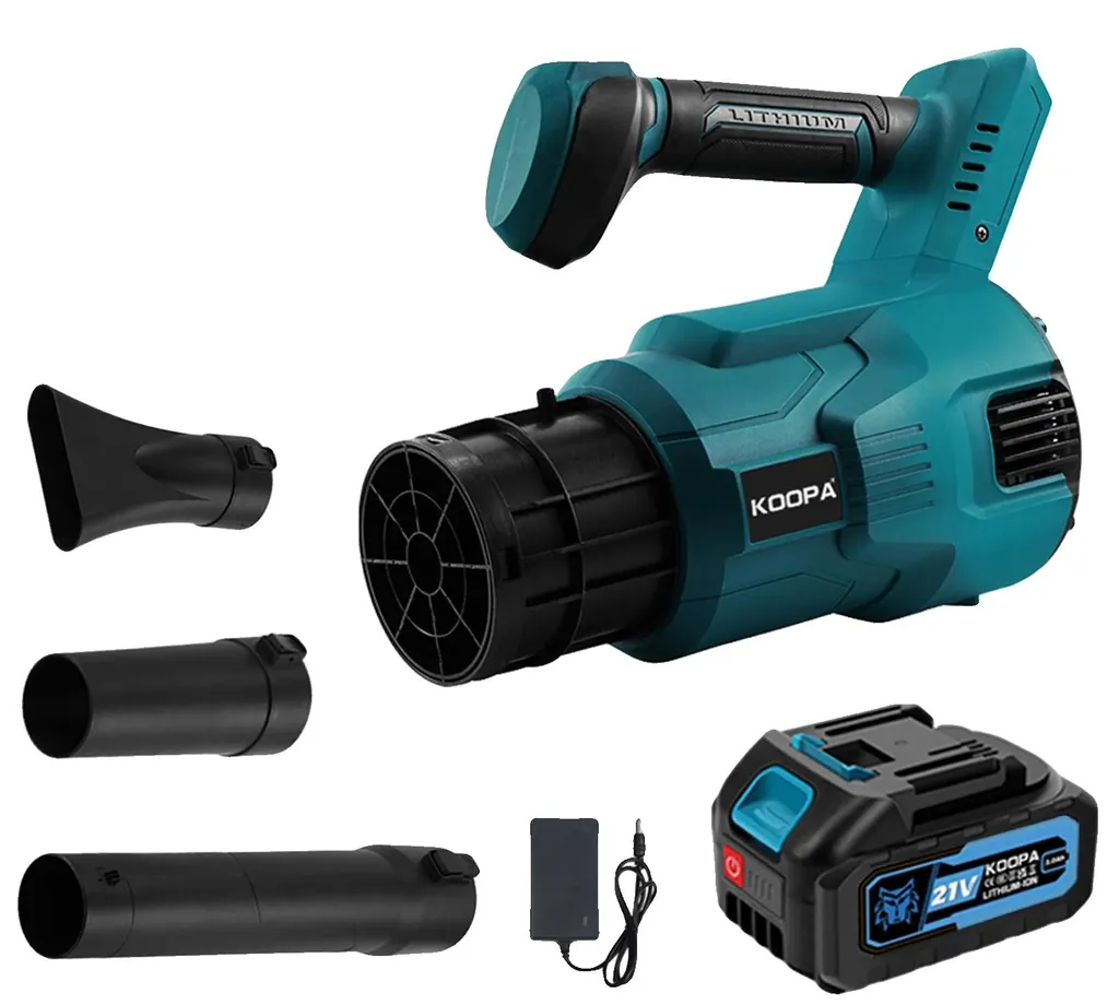 Souffleur feuilles brushless 3 vitesses avec batterie haute autonomie incluse