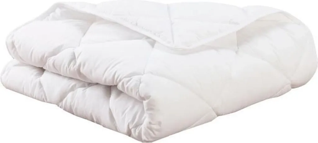 Oreiller moelleux P'TIT DODO 100x140 cm en fibres silicone blanc résistant