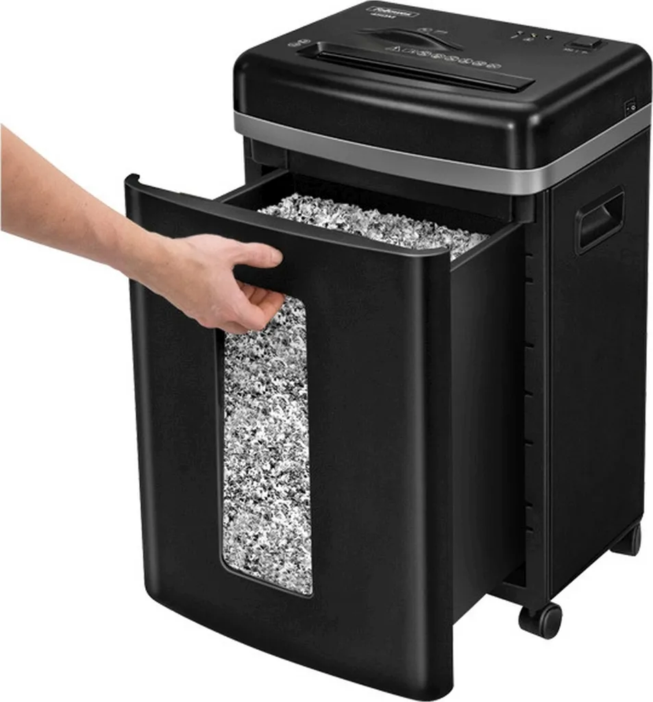 Fellowes 450M Destructeur de documents Microshred noir et argenté