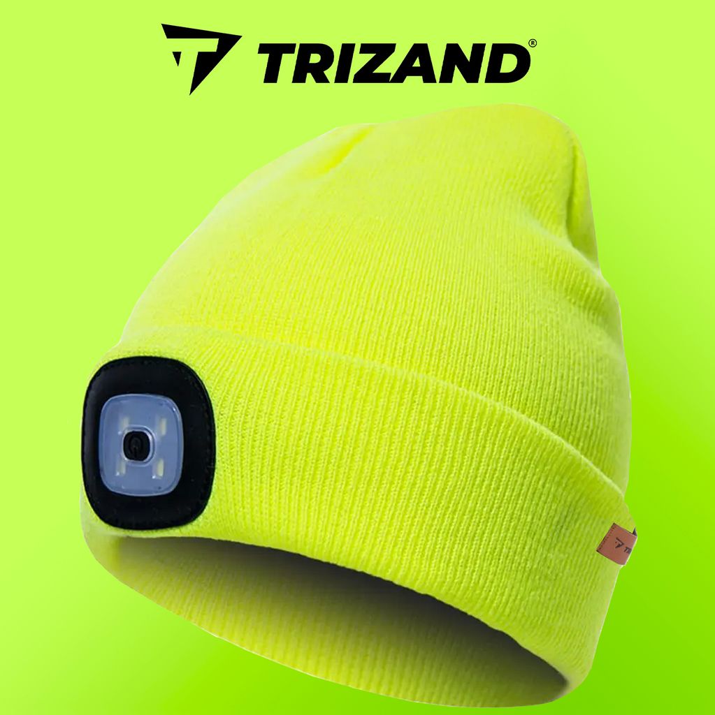 Wintermütze mit Taschenlampe - gelb Trizand 22664 Produktbild 7
