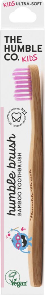 The Humble Co. 16462, Zahnbürste, Kind, Pink, Holz, Kurz, Produktbild 