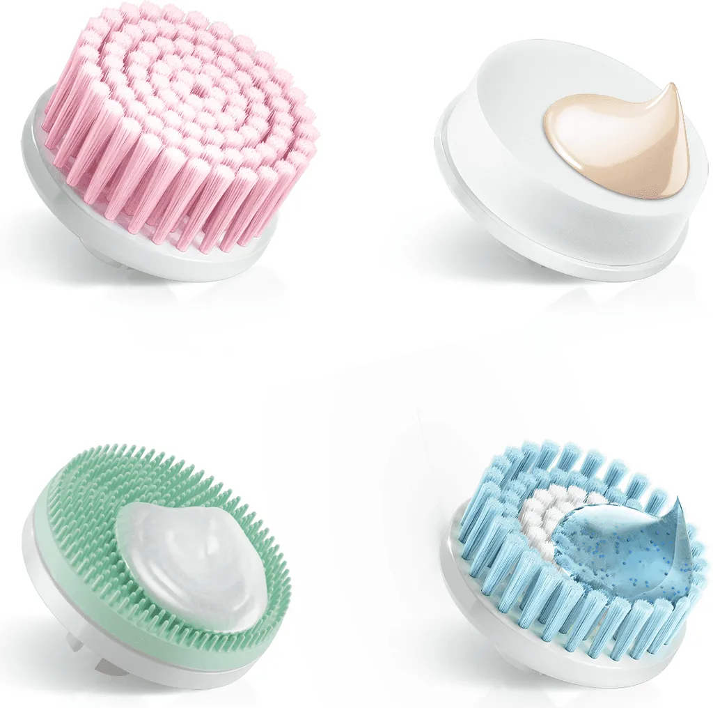 Lot de 4 Brosses de Rechange Visage pour Braun FaceSpa 80mv Nettoyage