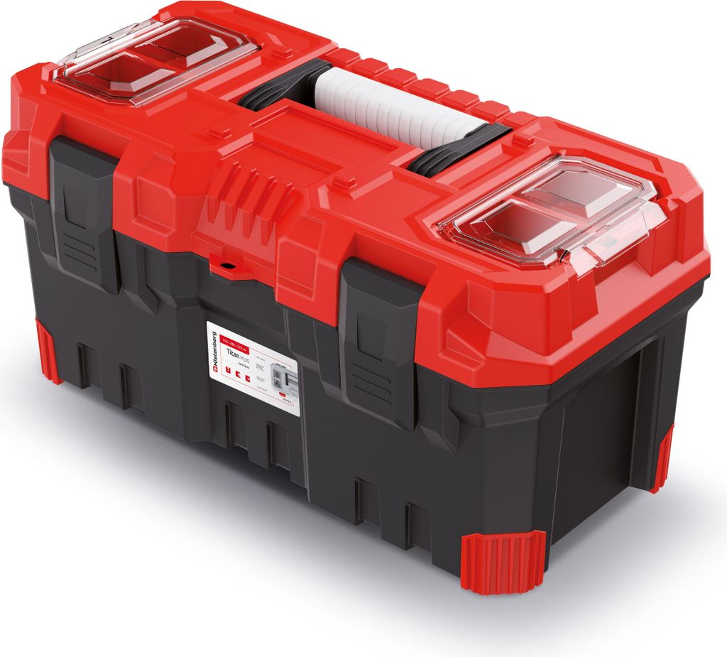 Box TITAN PLUS, plastové madlo, 554 x 286 x 276 mm, 22", Obrázek produktu 