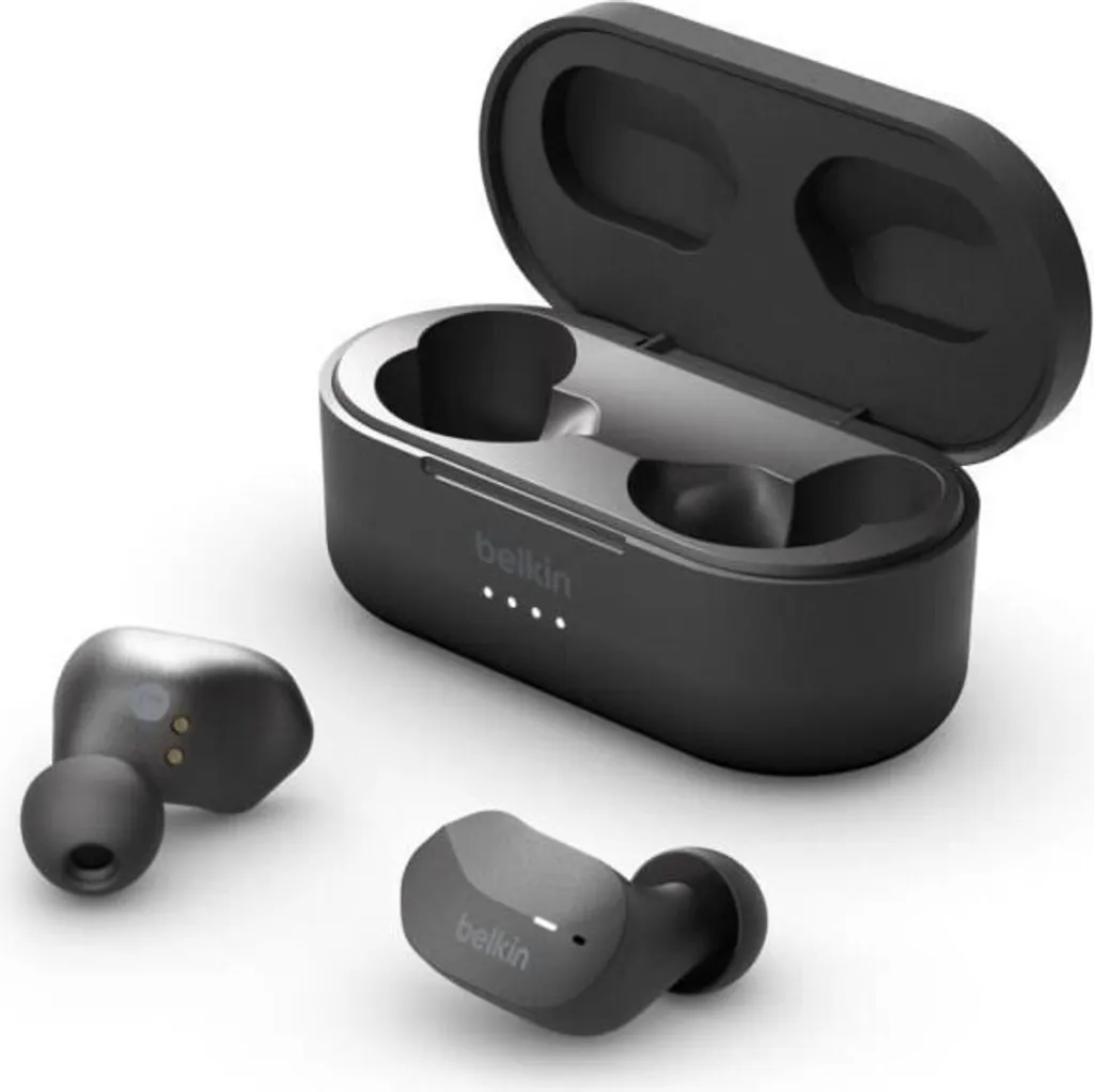 Belkin Soundform Écouteurs Sans Fil IPX5 avec Micro Intégré - Noirs
