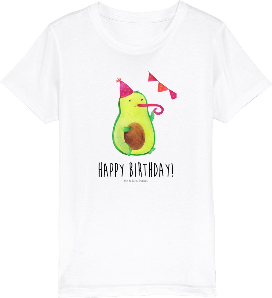 Mr. & Mrs. Panda Kleinkinder T-Shirt Avocado Geburtstag Produktbild 