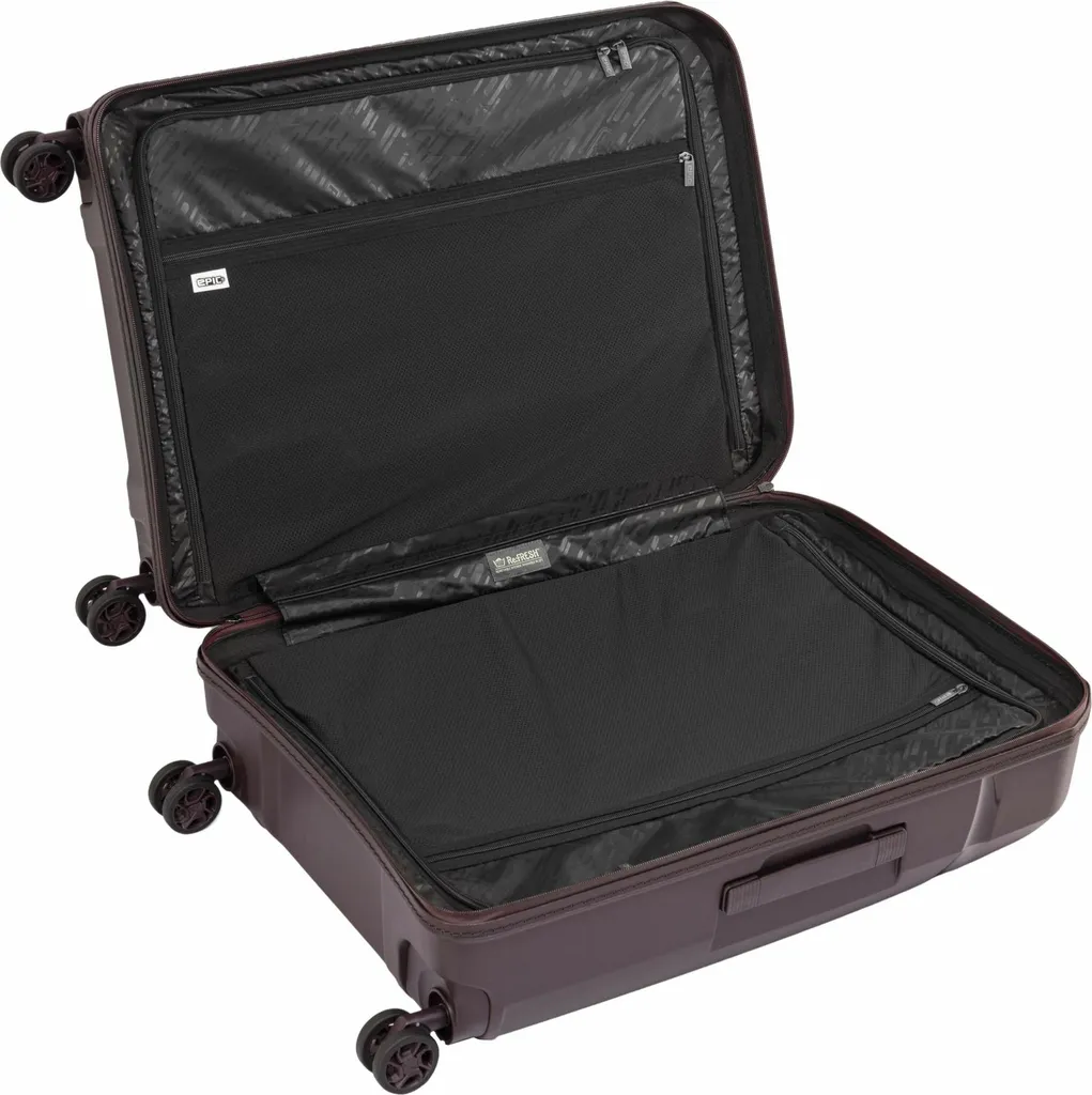 Valise Antichoc EPIC Zeleste Re:Process 66 cm TSA Sécurité Maximale