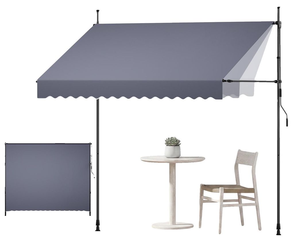VEVOR, tenda da sole a cassonetto da 300 cm, tenda da sole Immagine del prodotto 