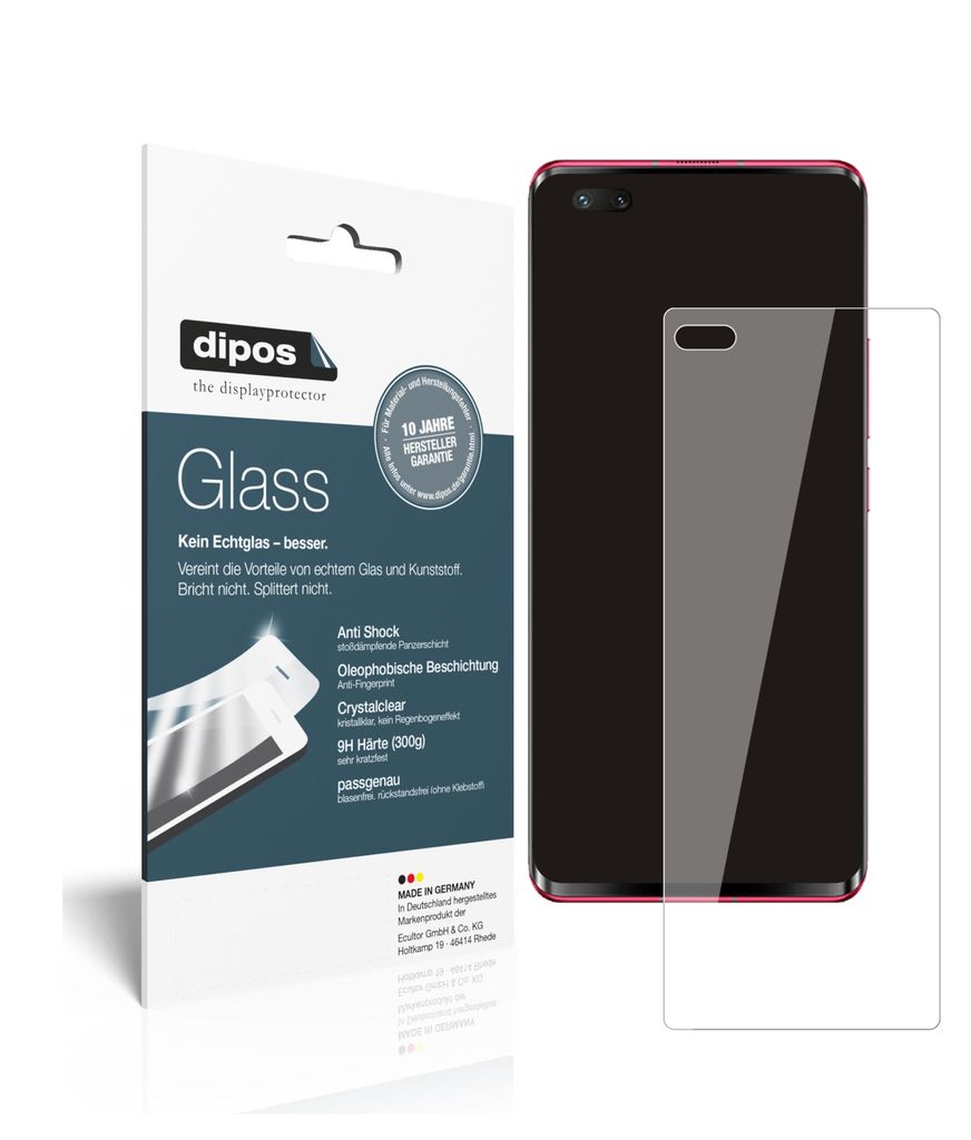 2x Schutzfolie für Huawei nova 8i - Anti-Shock 9H Folie dipos Glass Kunststoffglas