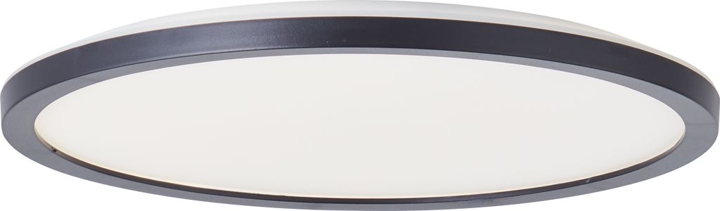 BRILLIANT schwarze LED Deckenleuchte BRENNAN | IP44 Deckenlampe mit 3-Stufen-Dimmer Ø 30cm | 17,5W 2000 Lumen 3000 Kelvin | Metall/Kunststoff