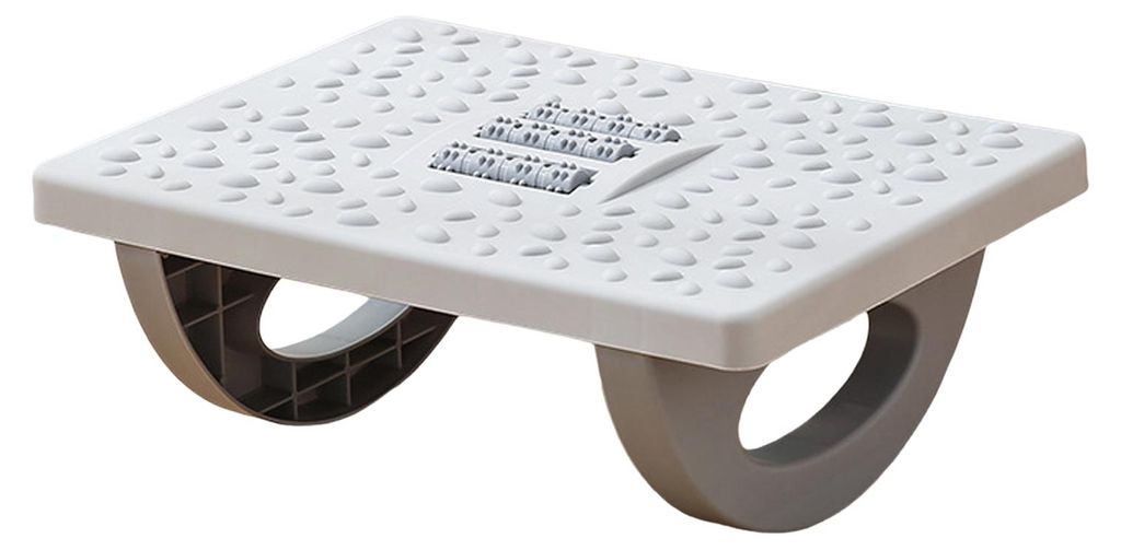 Ergonomische Wipp-Fußstütze mit Fußmassagerollen, einfache Montage, verstellbarer Winkel, Haltungsunterstützung, rutschfester Fußhocker für B...