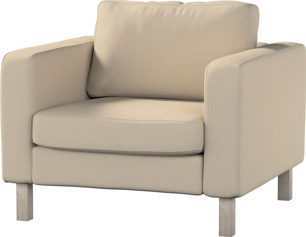 Dekoria Bezug für Karlstad Sessel, beige, Sesselhusse, Karlstad Sessel