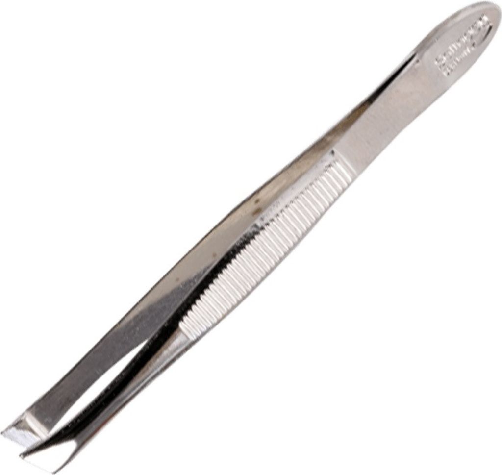 Pinzette vernickelt 8 cm flach