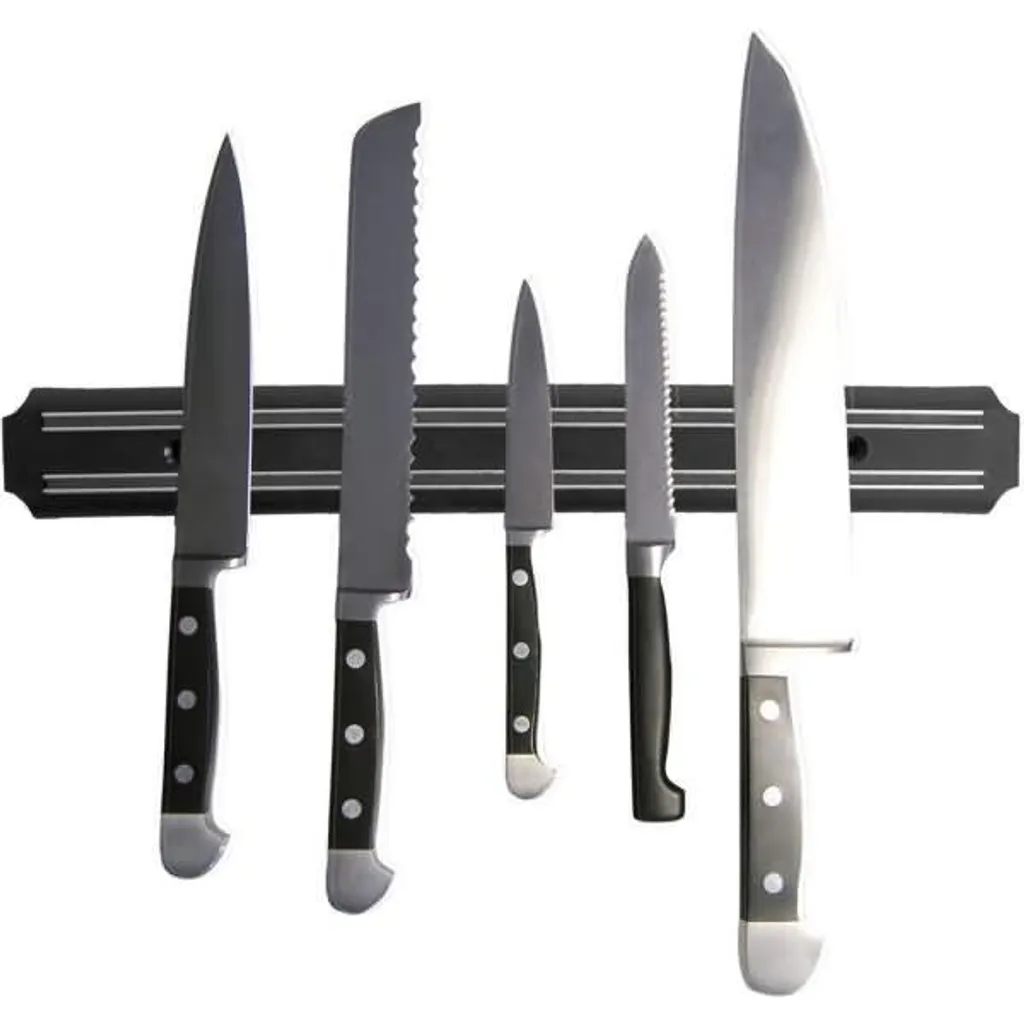 Rangement Mural Magnétique 55 cm pour Organiser vos Couteaux de Cuisine