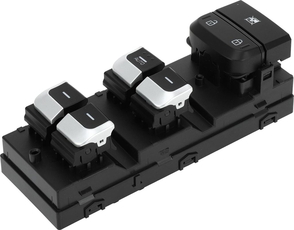 Elektrischer Fensterschalter Nr. 93570G5040 Vorderer linker Fahrerseiten-Fenstersteuerschalter für Kia Niro 2018 Schwarz