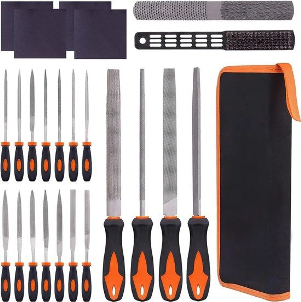 Set complet outils de précision pour menuiserie et mécanique 21 pcs