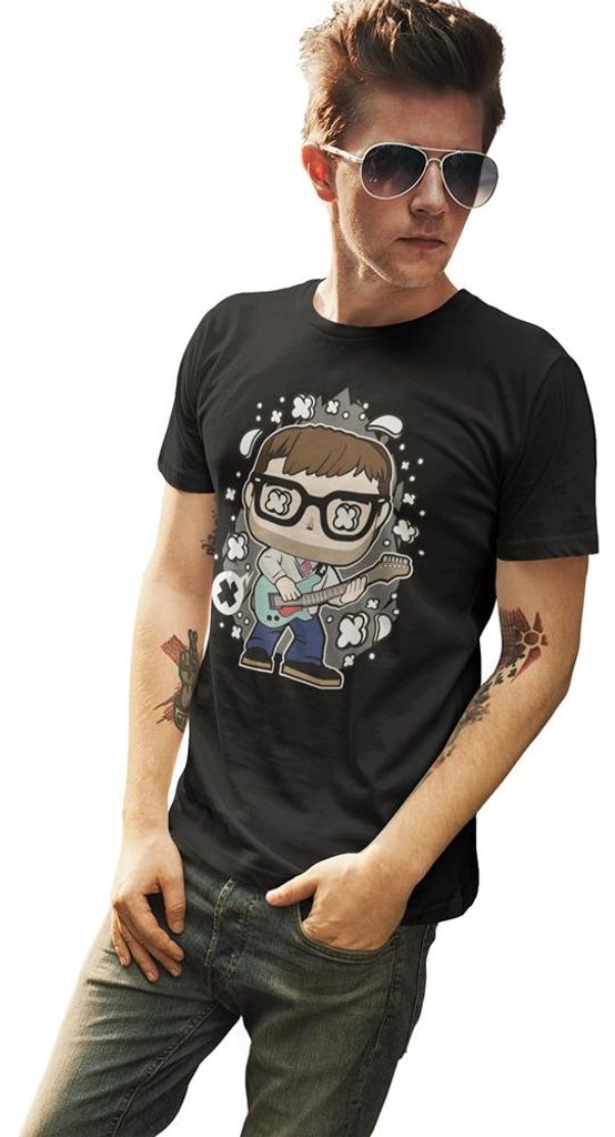 D&B Uni Polo PC00120 Weezer Schwarz-Größe S
