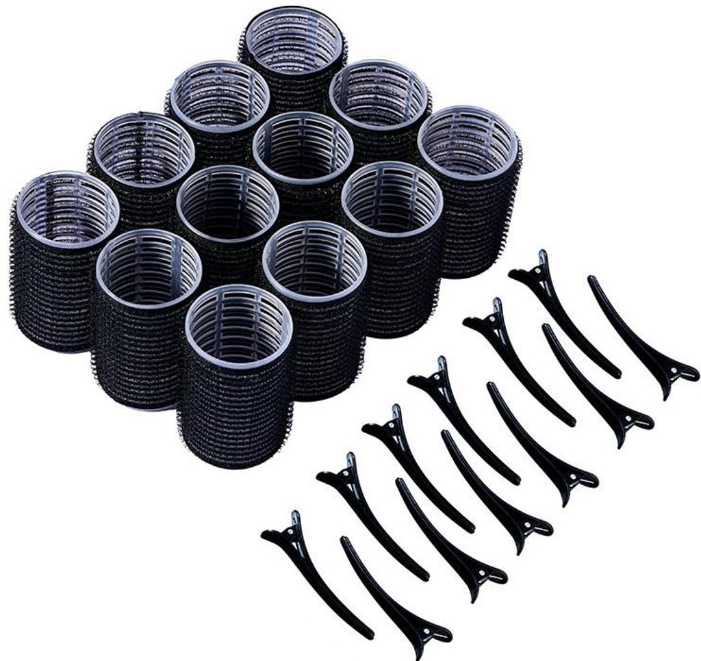 Set krultangen – Krullen zonder hitte – 12-delig – 6 x 2 cm Productafbeelding 