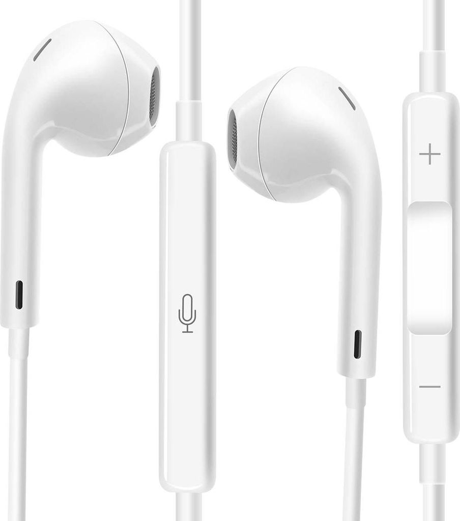 Mayaxess, USB-C Kabelkopfhörer mit Mikro für Galaxy S25, Weiß