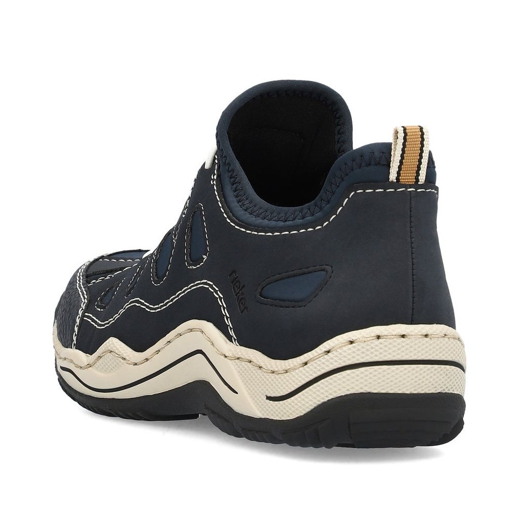 Rieker N3945-40 Zilver - Gratis levering | ! - Schoenen Lage sneakers Dames € 79,95
