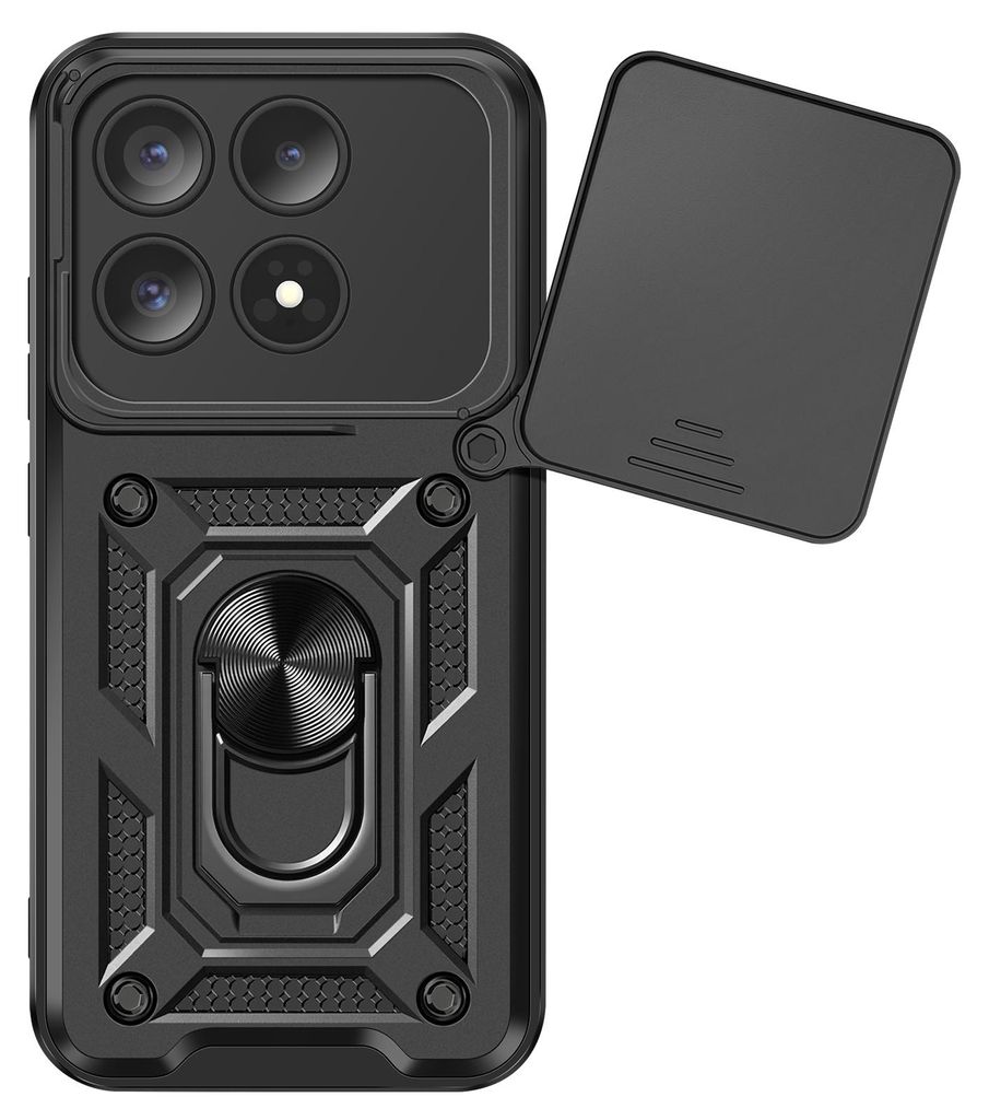 Mayaxess, Hülle Xiaomi 17 mit Kamera Schieber und Magnetring, Schwarz