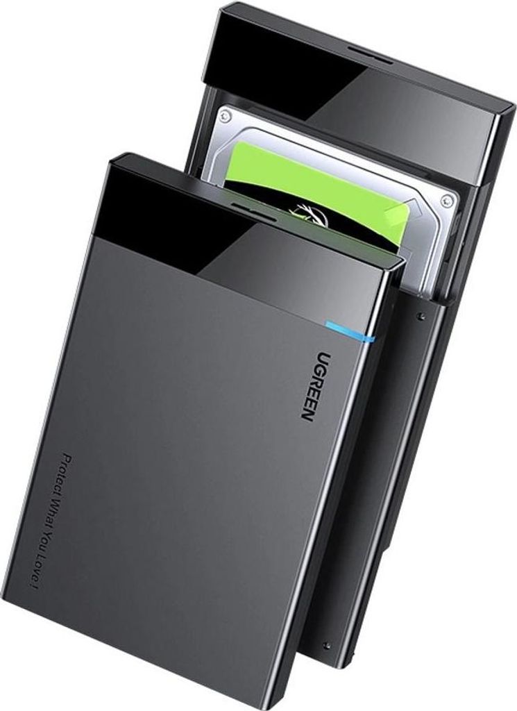 Custodia per disco rigido UGREEN 2.5" SATA 6TB USB-C - Nero Immagine del prodotto 