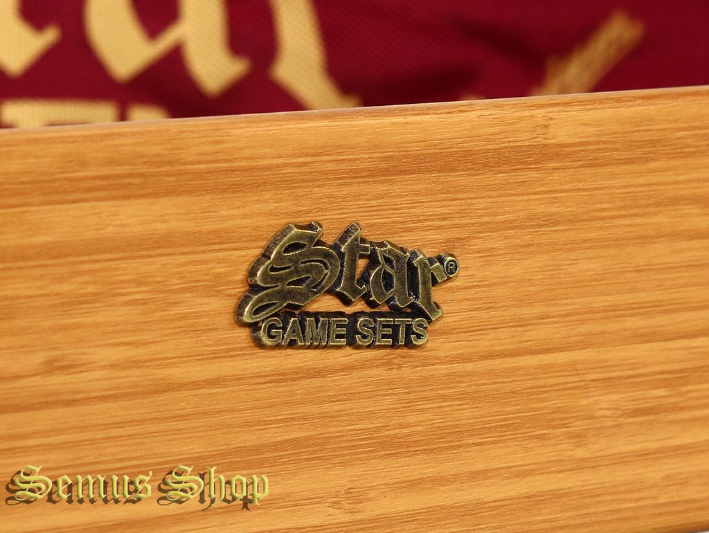 Star Rummy Okey Gold – Jeu De Société En Bois Et Mélamine – 104 Pierres + 2 Jokers, Plateaux Inclinés – Version Turque (clair)