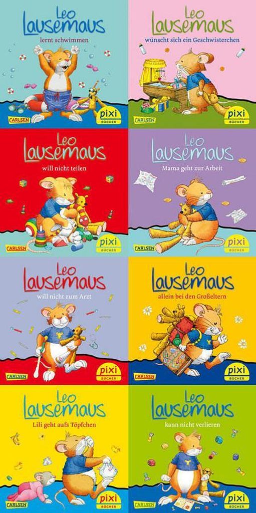 Pixi-8er-Set 219: Leo Lausemaus (8x1 Exemplar) Obrázok produktu 
