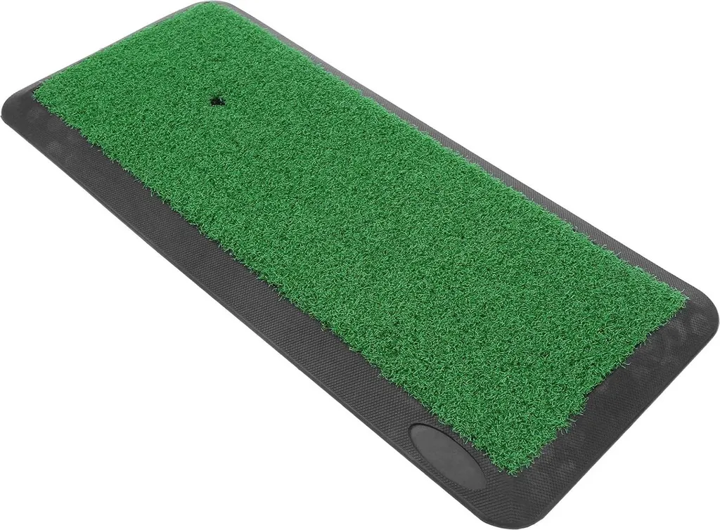 Tapis de Frappe Golf Gazon Synthétique avec Support Caoutchouc 60x30cm