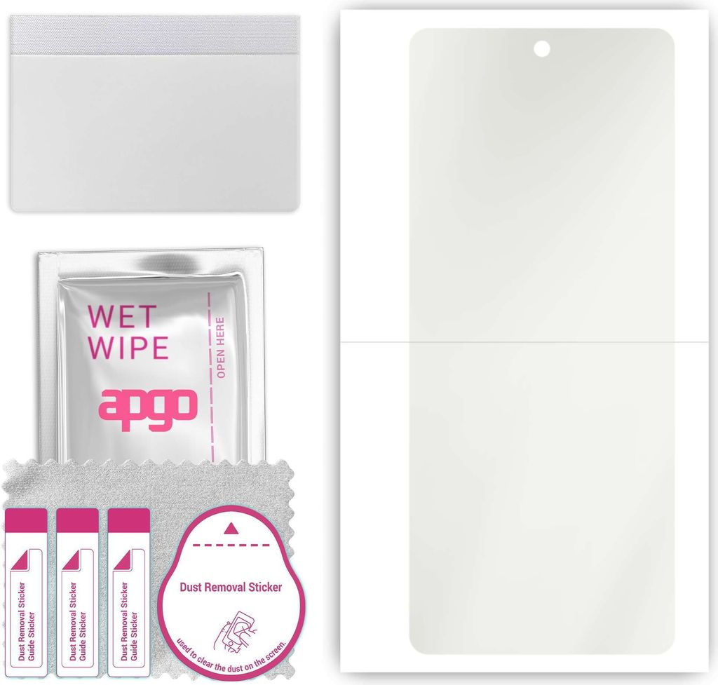 apgo Hydrogel Schutzfolie, Matt, kompatibel mit Motorola Edge+ 5G UW, flexibele Displayschutzfolie, Folie mit Positionierhilfe, Anti-Fingerprint, k...