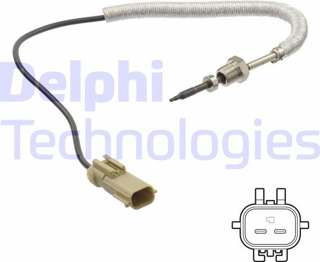 DELPHI TS30192 Abgastemperatursensor OE 5149133AA kompatibel mit Compass, Patriot