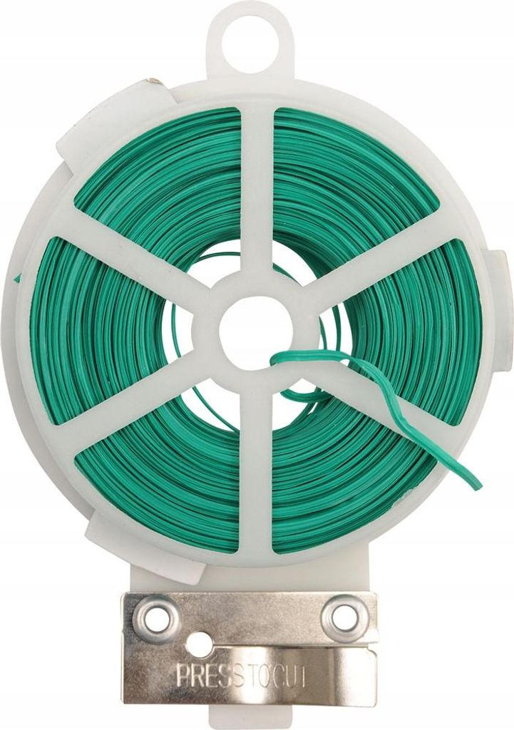 Beschichteter Gartendraht 30M Mit Schneider - W-88805