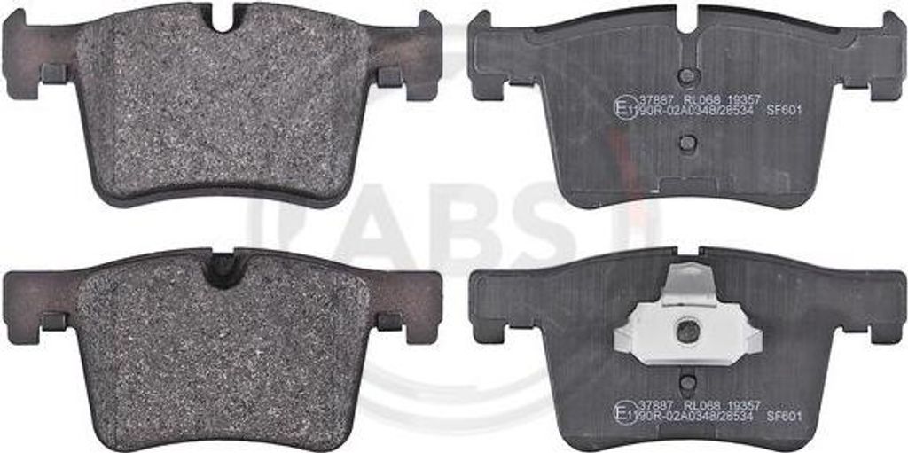 A.B.S. 37887 Bremsbelagsatz, Scheibenbremse OE 34106799801 kompatibel mit 1er F20, 1er F21, 2er F23, 2er F22, 3er F30, 3er F34, 3er F31, 4er F33, 4...