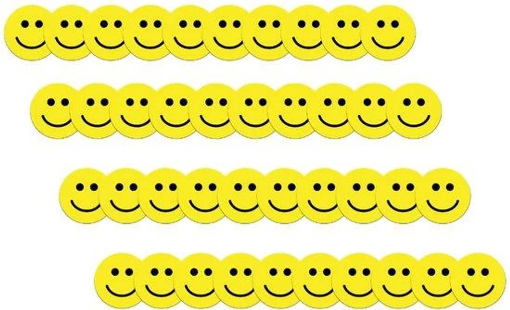 40 Stickers Smileys pour Correction Scolaire et Organisation de Bureau