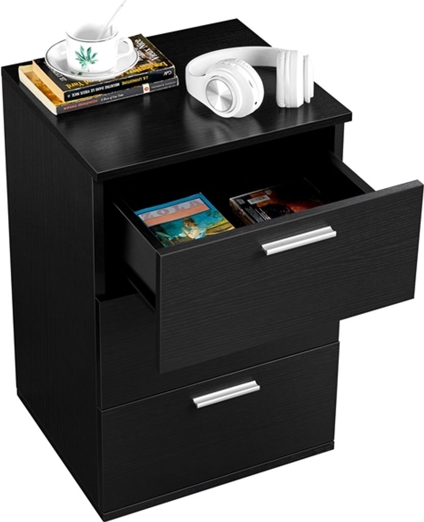Yaheetech 2er Set Nachttisch Nachtschrank Kommoder für Produktbild 4