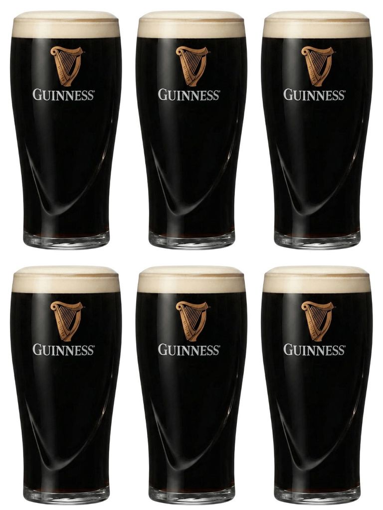 Pivní sklenice Guinness Pint 500 ml – 6 kusů Obrázek produktu 