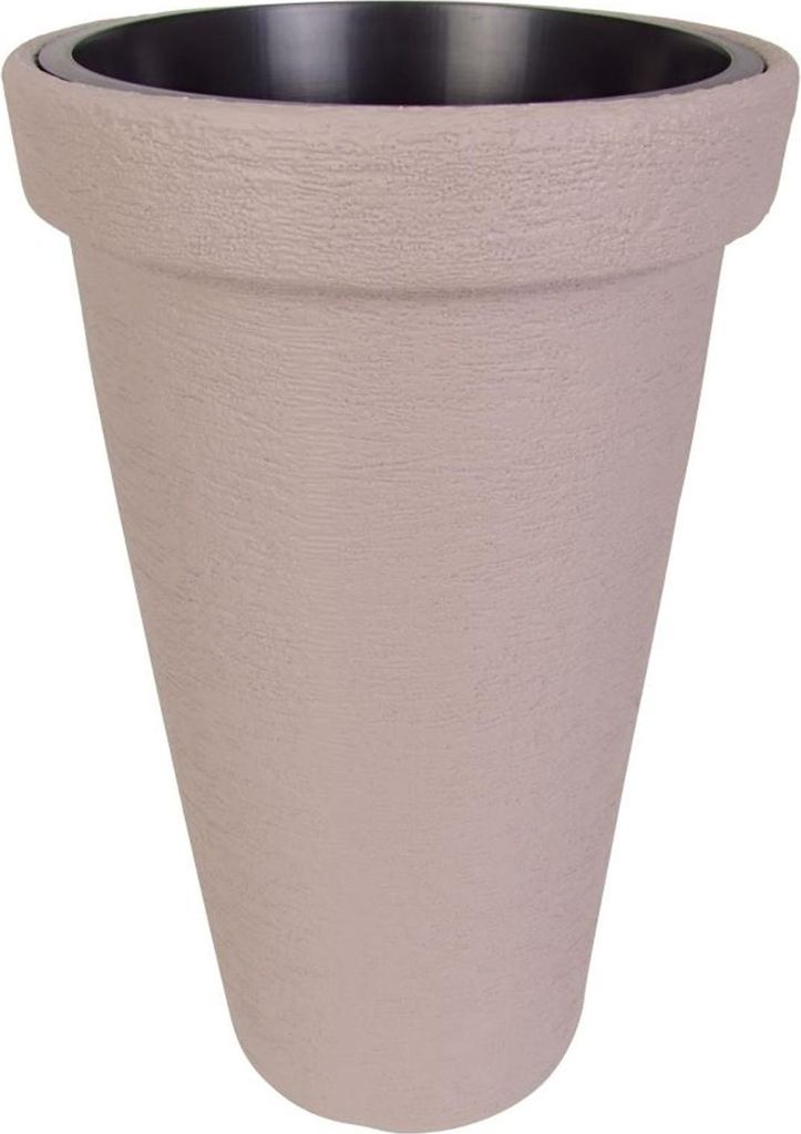 Pflanztopf taupe 30x50cm Blumentopf Blumenkübel Pflanzkübel Produktbild 