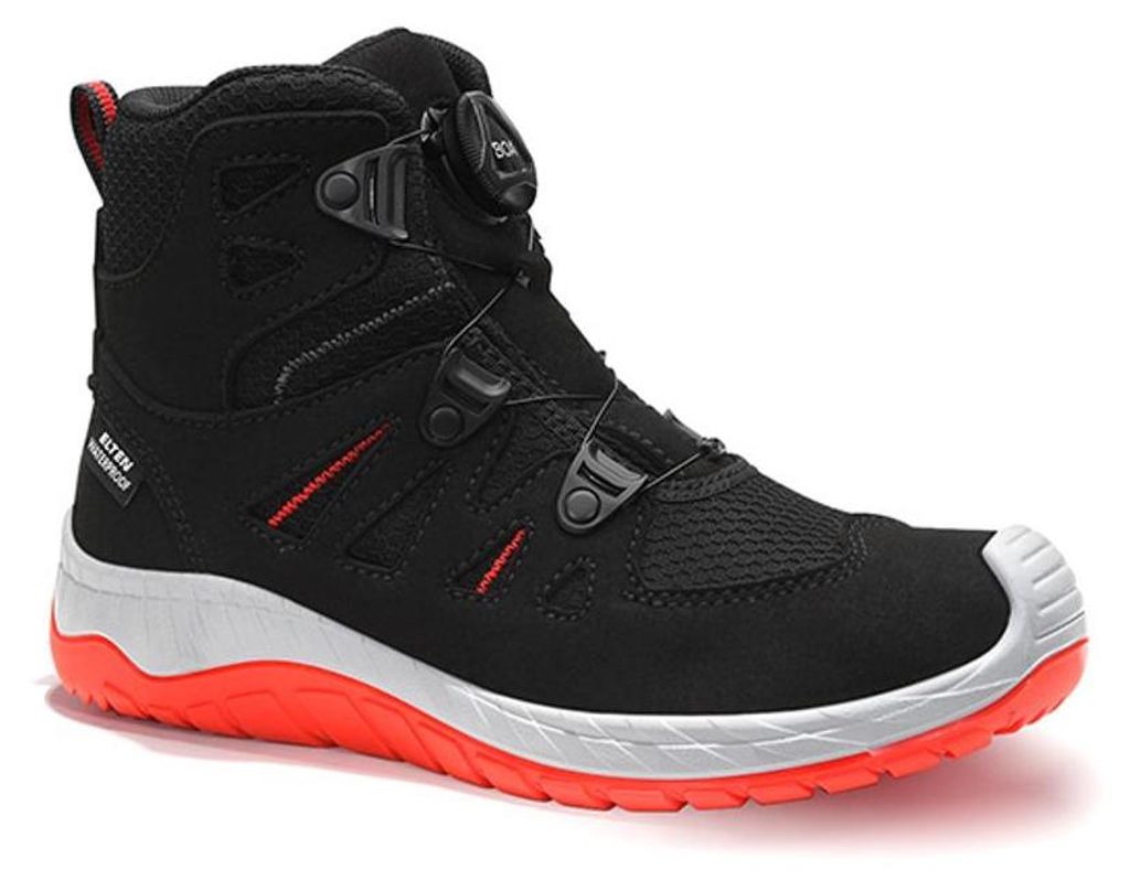 Stiefel MADDOX Kids BOA black-red Mid, Gr. 34