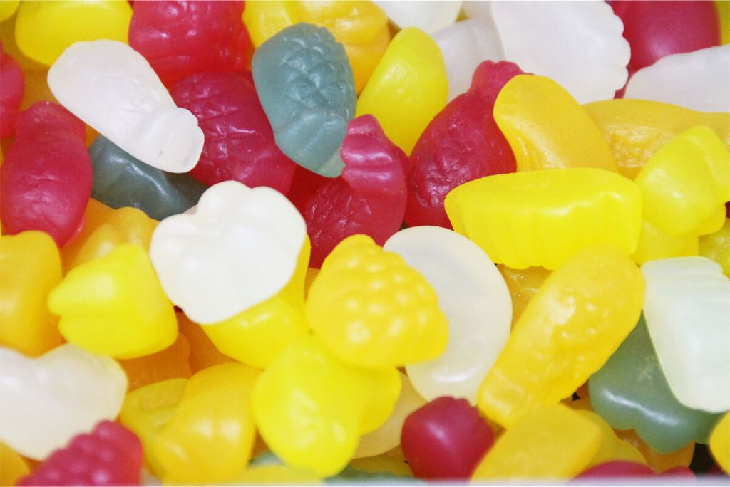 Fruchtgummi Veggie Fruchtsalat gelatinefrei Angebot 1000g