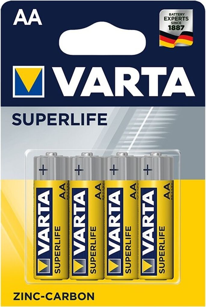 Varta Superlife Batterien AA 4 Stück im Blister