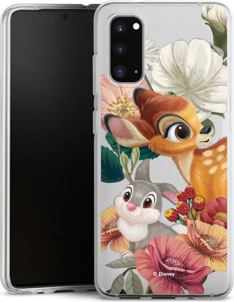 DeinDesign Handyhülle für Samsung Galaxy S20 Silikon Hülle Case Smartphone Schutzhülle Bambi Disney Klopfer