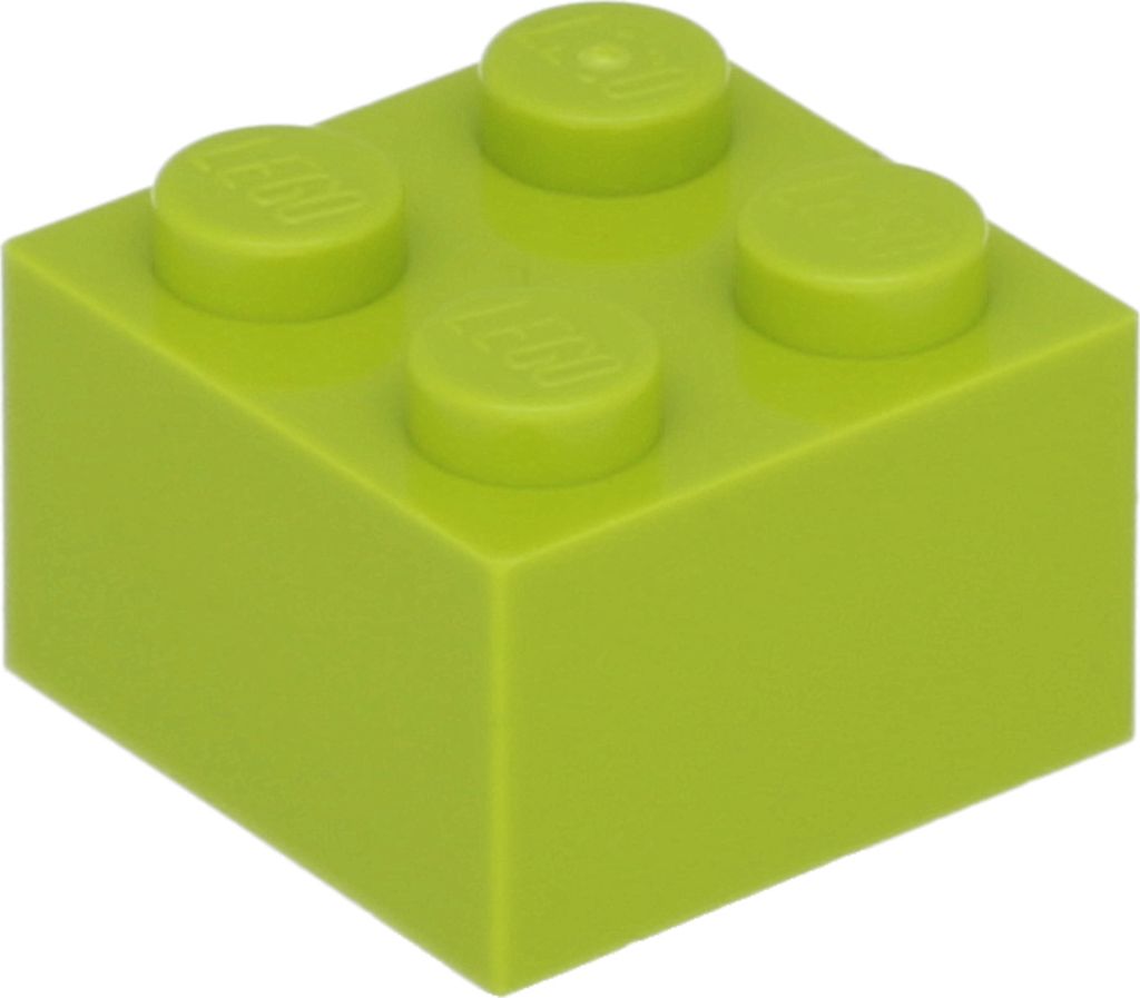 25 Stück LEGO, Teil Nr. 3003 in Limette (Lime)