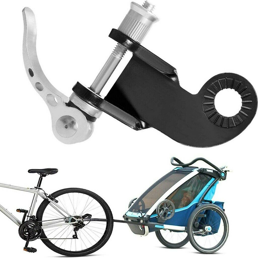 Fahrrad Anhängerkupplung Kupplung Stahl Kupplung Adapter mit Sicherungsstift 